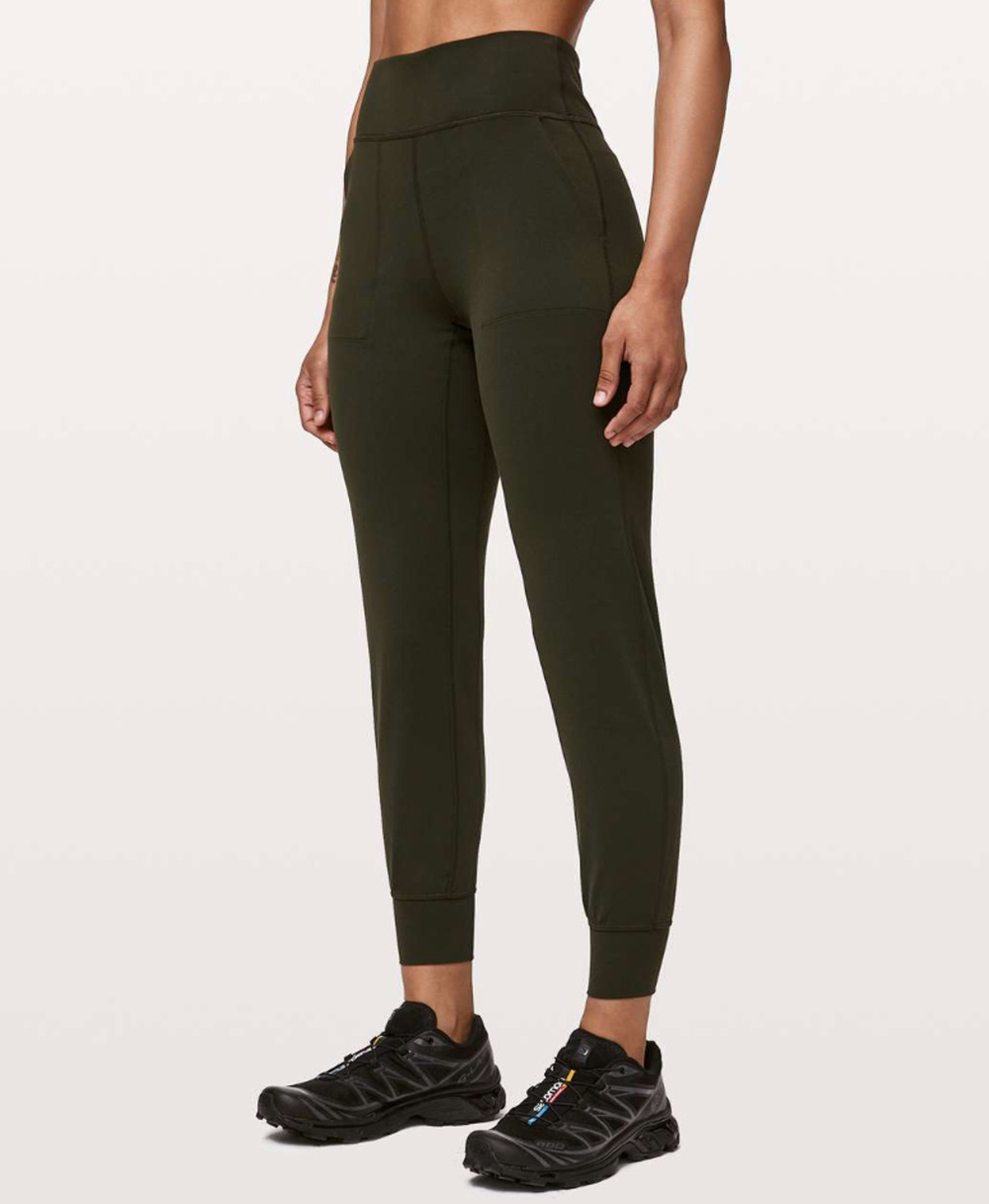 Lululemon Align Dark Olive Green Jogger 28" Women's Size 6 W5BPXS